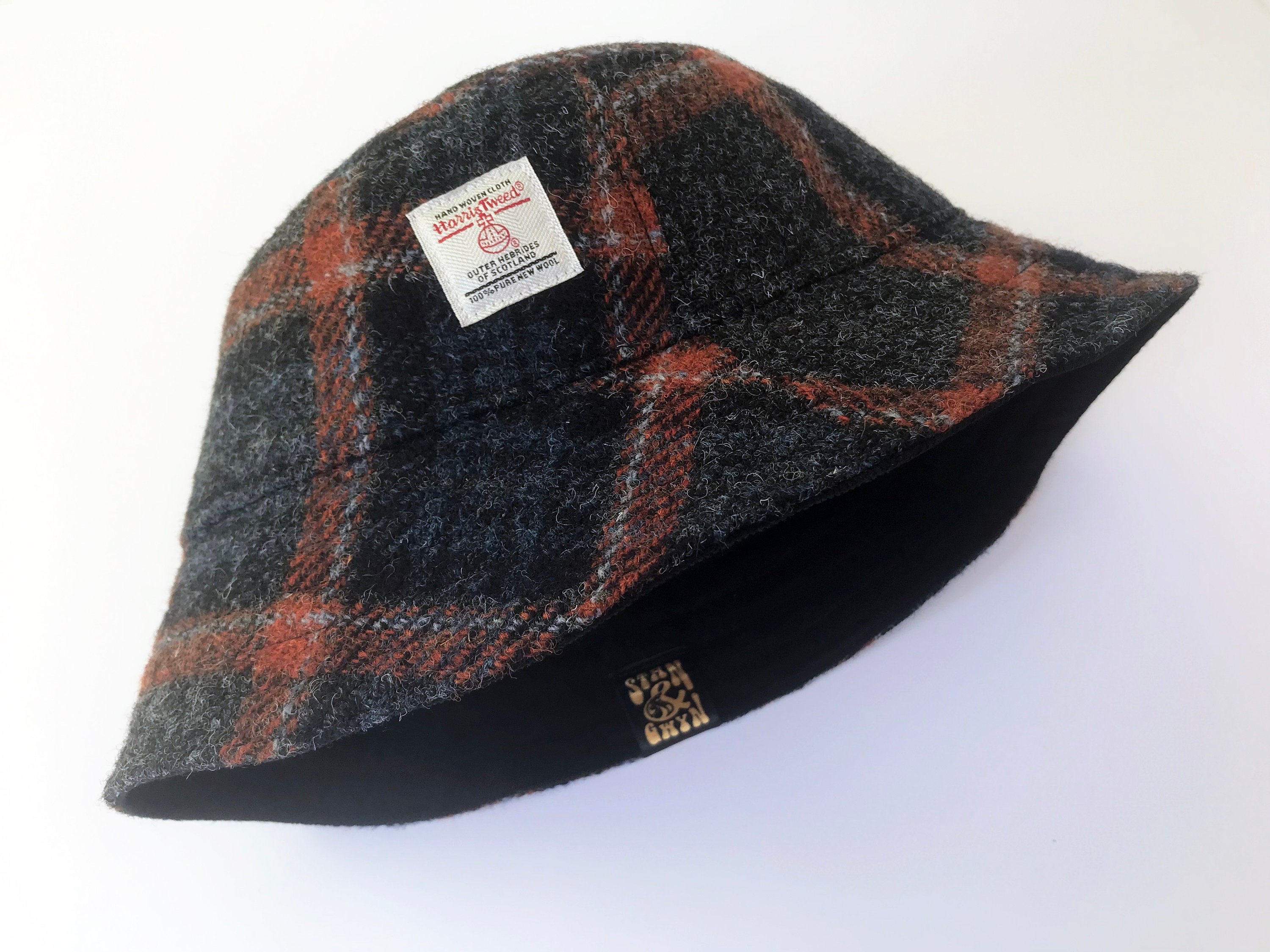 Harris Tweed ×arth＊グレーウールハット（Grey Wool Hat, Harris 
