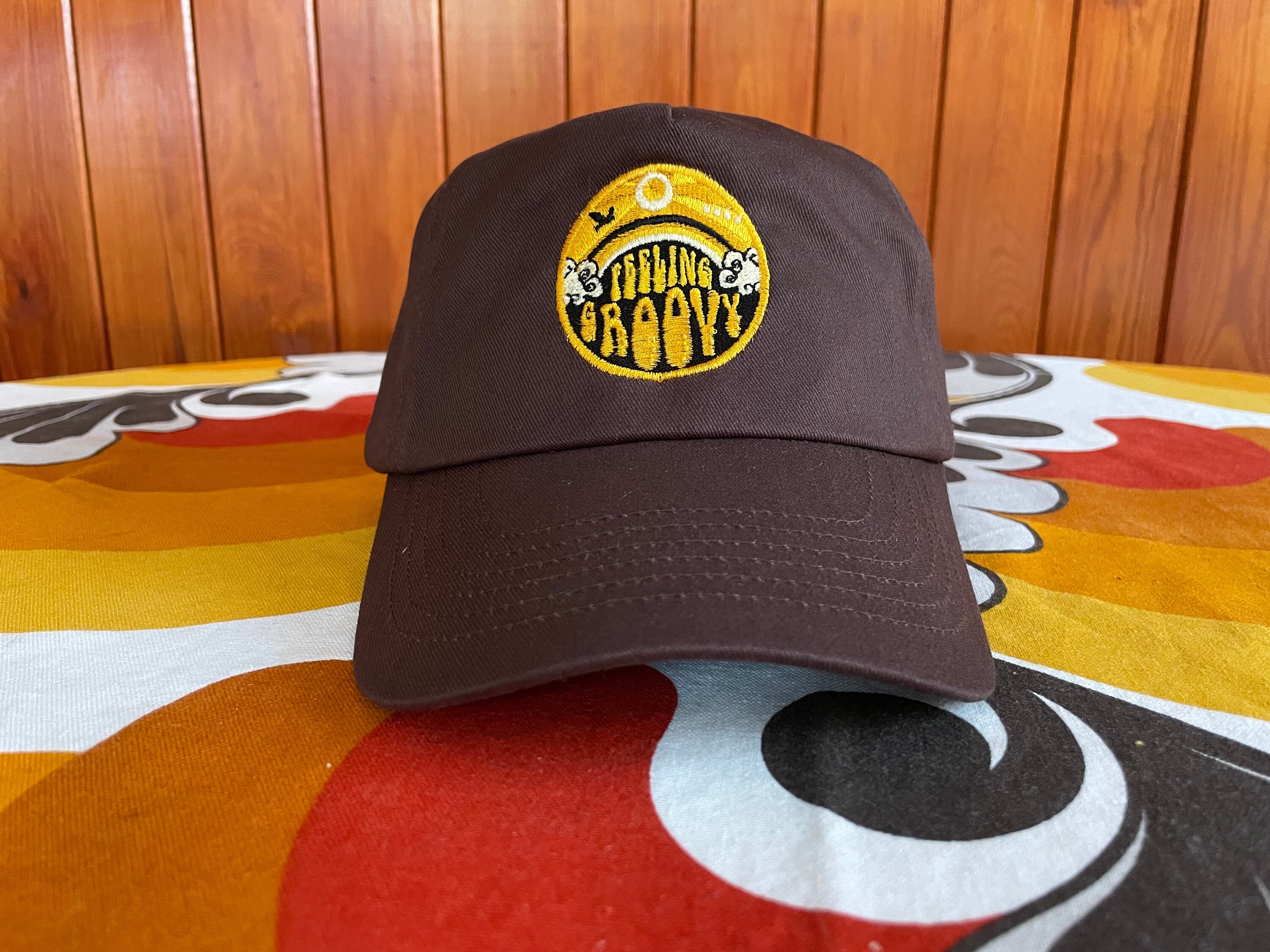 [PAKUA] / ☆ LOGO BALL CAP / BROWN Brown Baseball Cap, Groovy Hat, Embroidered Cap, Men's