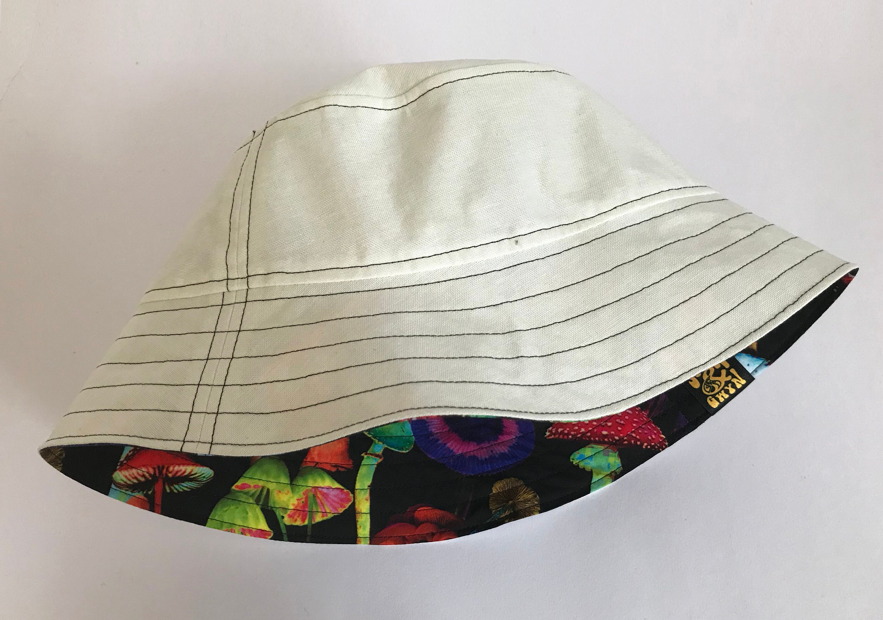 Neon Mushroom Hat 90's Bucket Hat 