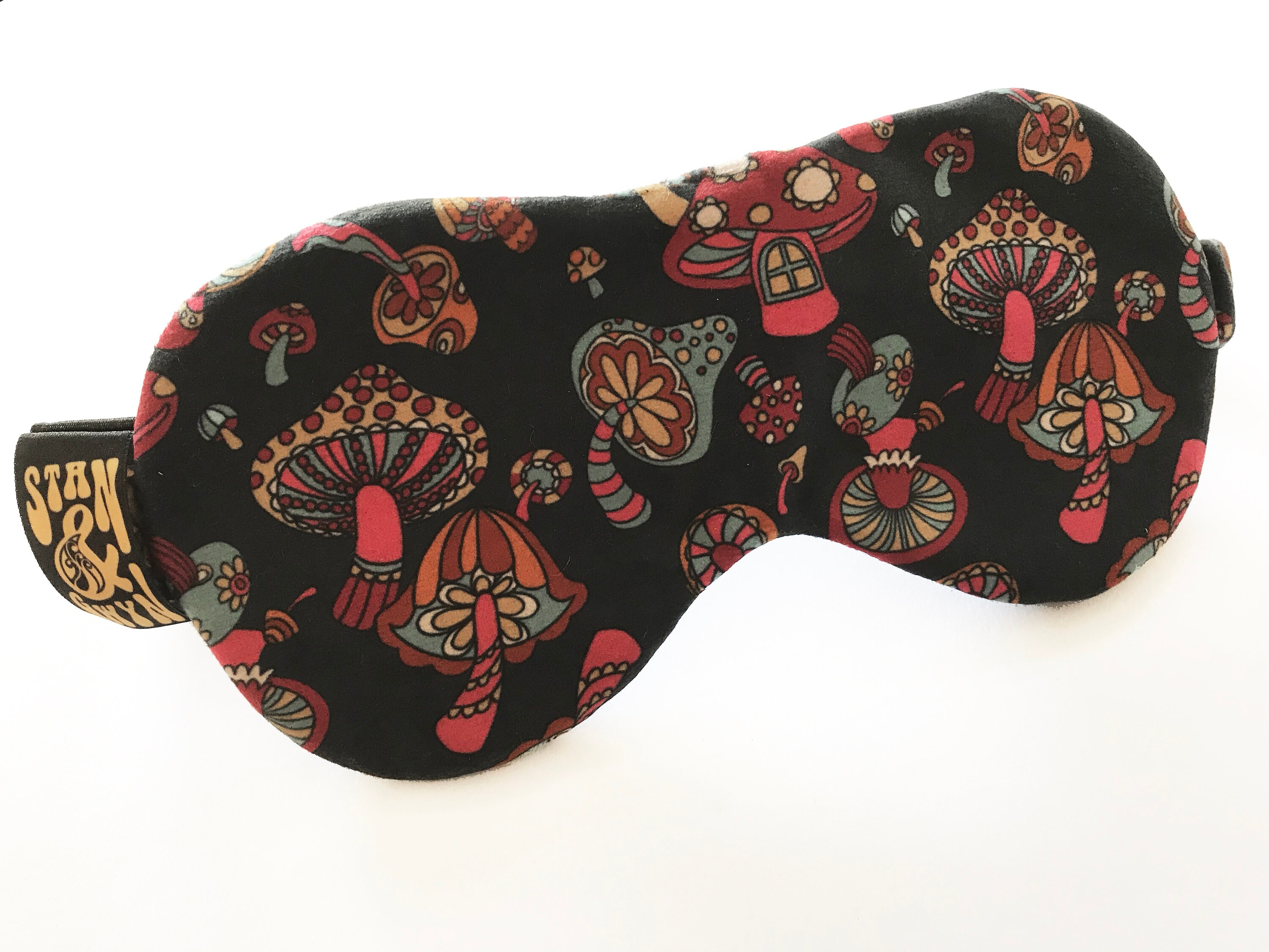 Mushroom Sleep Mask Toadstool Eye Mask Sleepingmask. Etsy