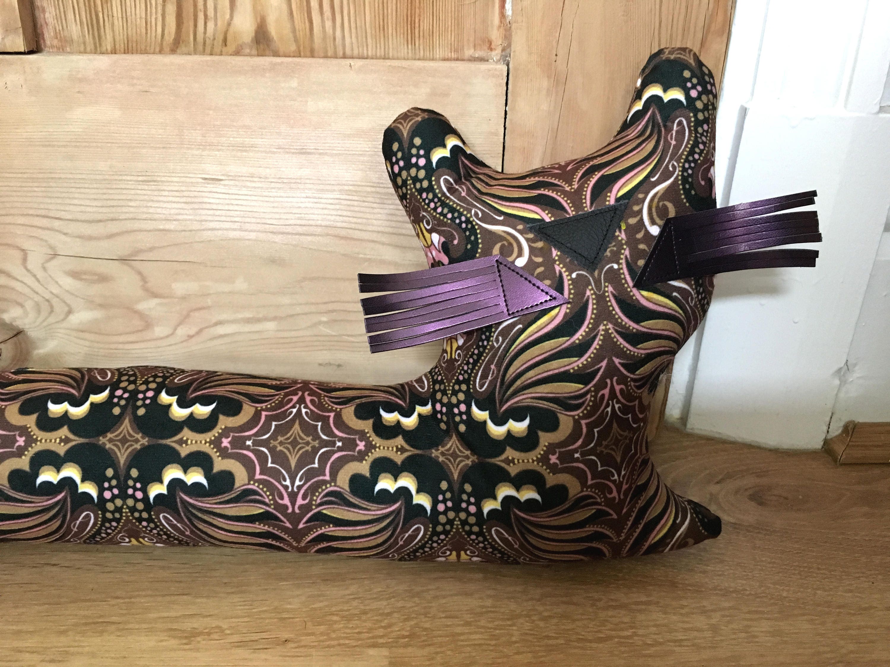 Long Draft Excluder Cat Draught Stop Vintage Home Gift Etsy UK