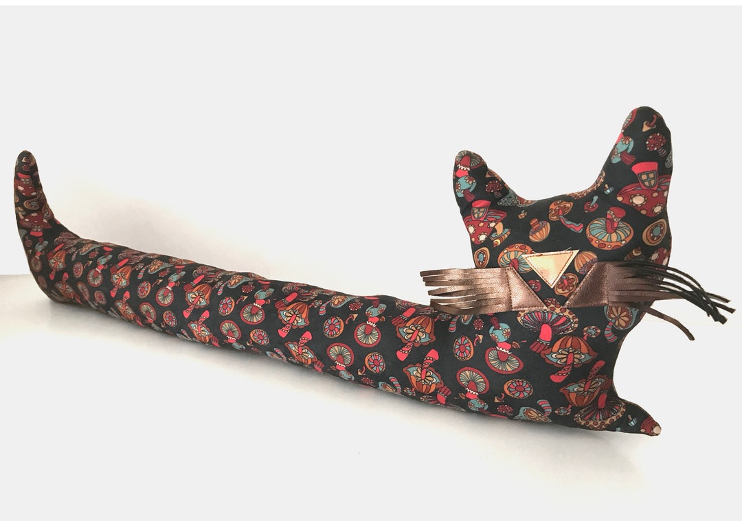 Mushroom Home Decor, Draft Excluder, Cat Draft Stopper, Draught