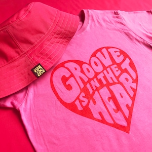 Pink Ladies T-shirt, Groove is in the Heart T-shirt, Valentines gift, Groovy Tee, Retro Clothing Women, Music T-shirt. image 6