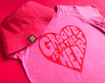 pink graphic tee
