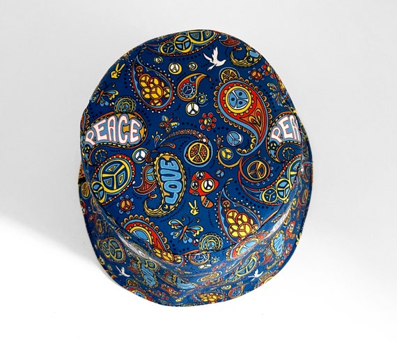 STONE  バケットハット　ブルー soft soul, prickly eyes