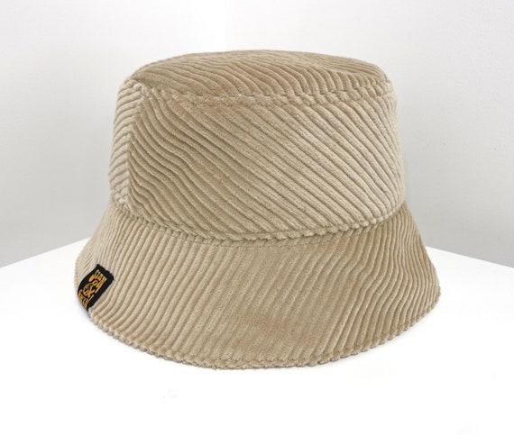Cream Corduroy Hat, Hunter S Thompson Hat, Fisherman's Hat, Adult