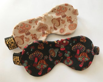 Mushroom Sleep Mask, Toadstool Eye Mask, Sleepingmask.