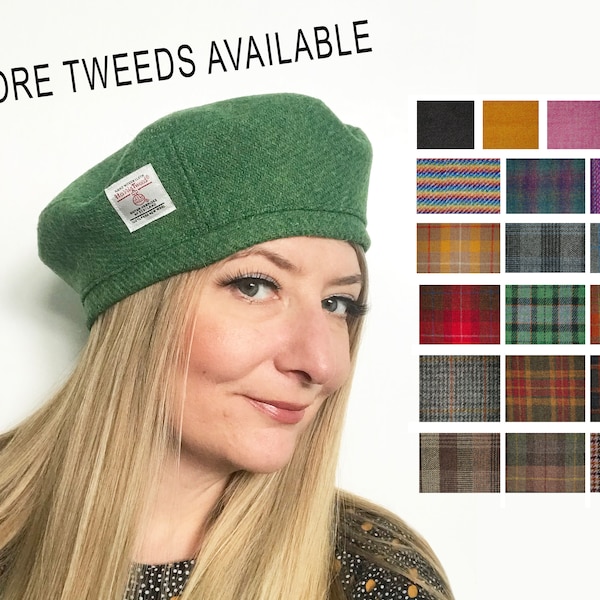 Knitted Tam Hat Etsy