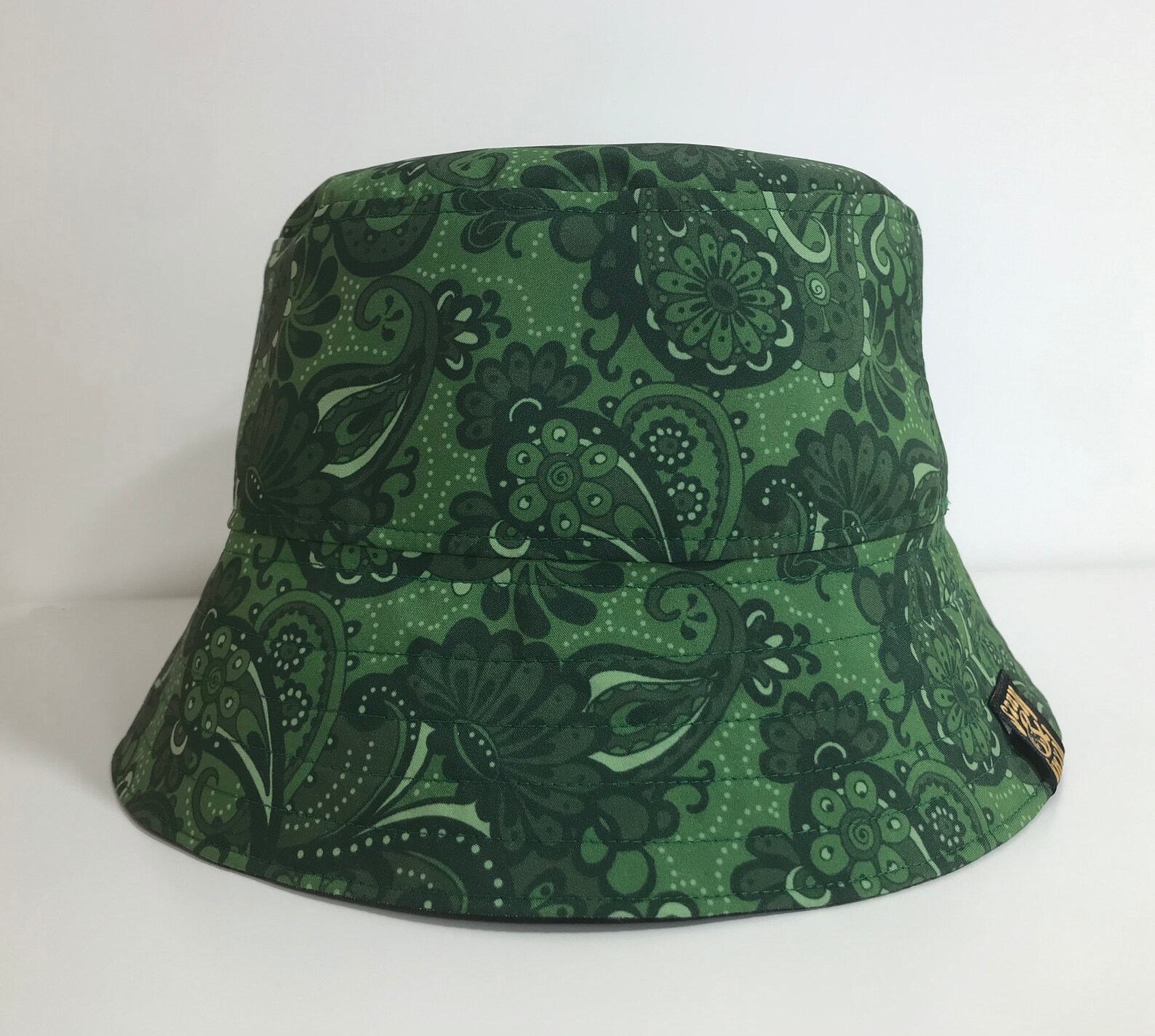 Beaufort Bucket Hat - Gibson Island Green Gingham main image 1