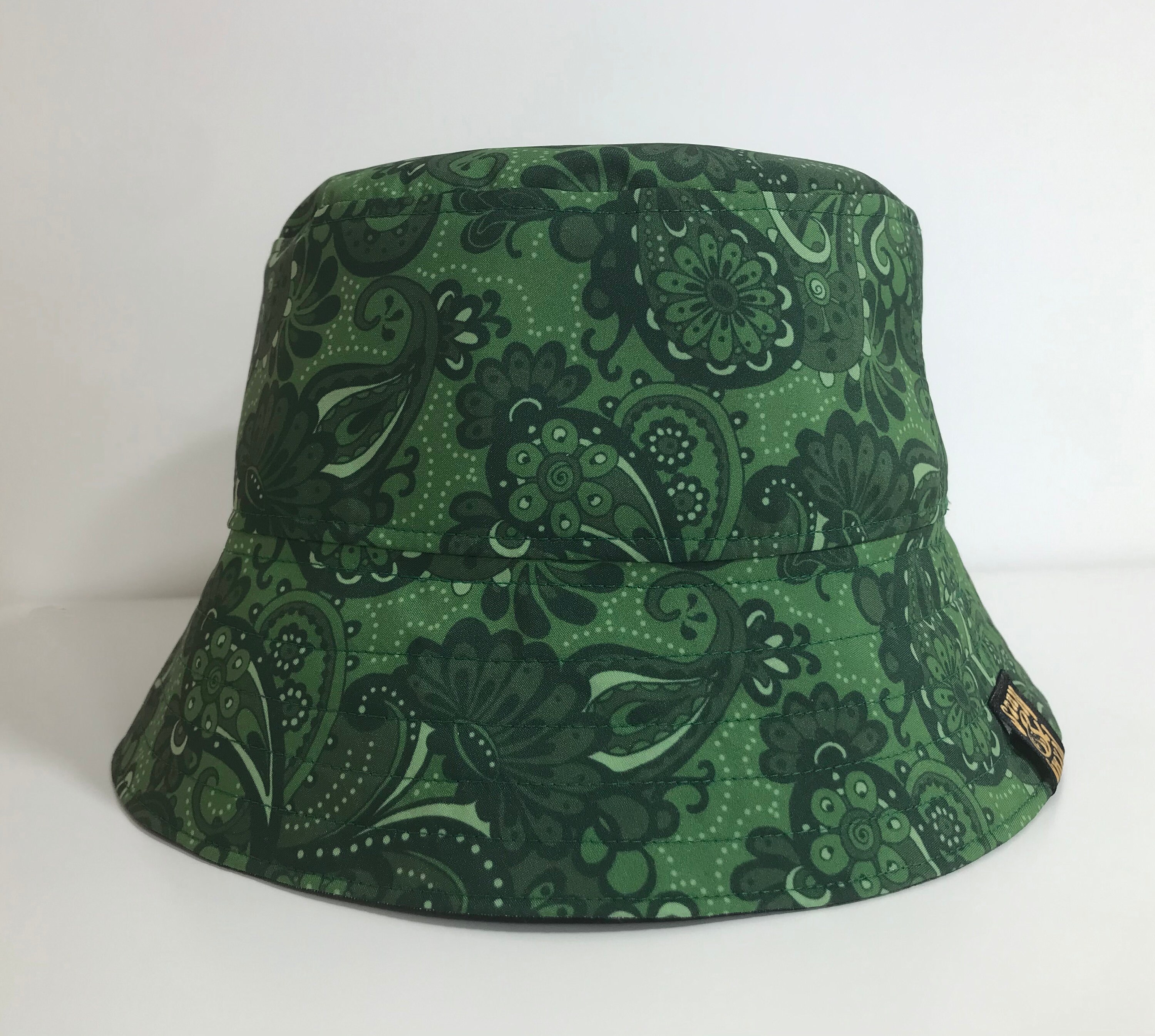 Paisley Bucket Hat Green Bucket Hat Denim Bucket Hat Etsy UK