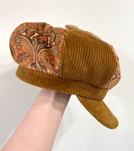 Newsboy Cap, Baker Boy Cap, Tan Hat, Vintage Style, Womens Newsboy Cap, Baker Boy Cap, Tan Hat, Vintage Style, Womens