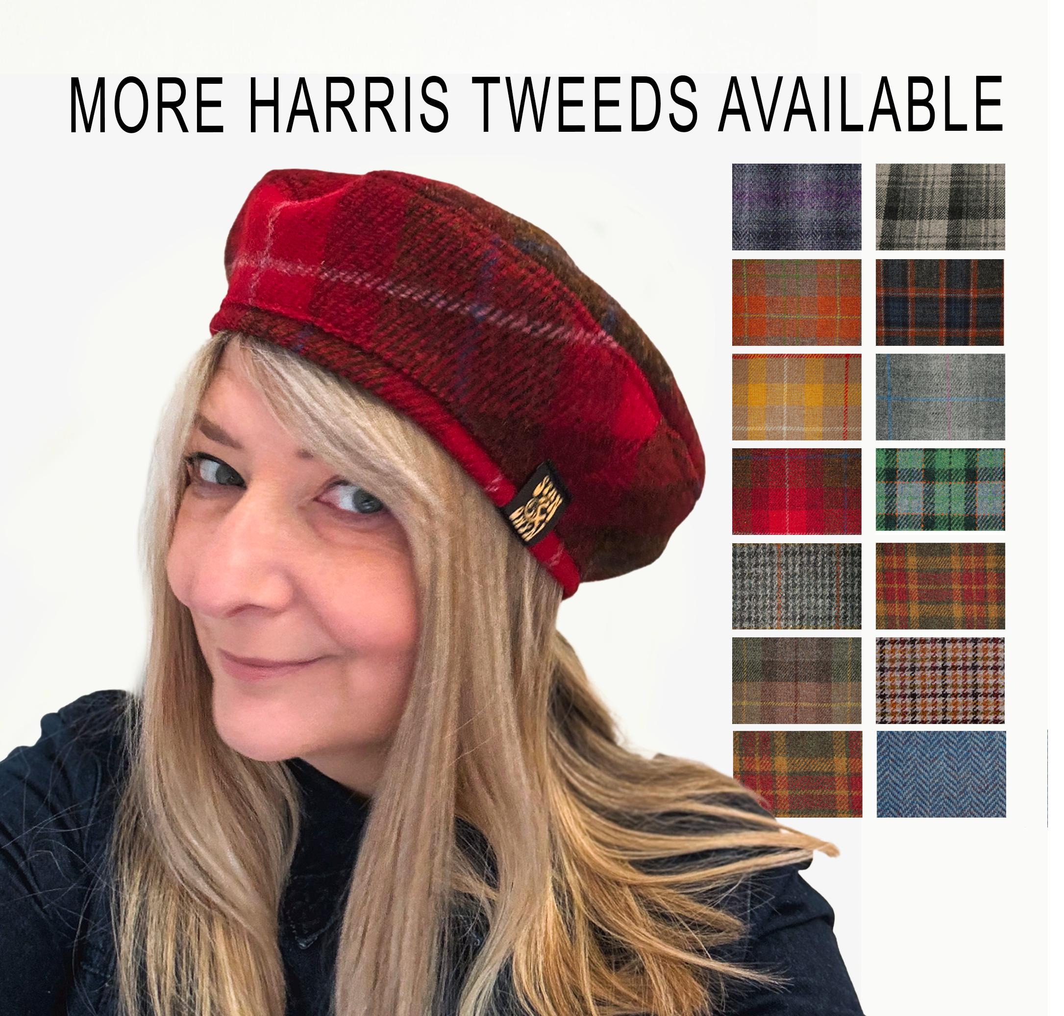 Herlipto Tweed Beret ハーリップトゥ Harris Tweed Beret, Wool Tam Hat, Handmade Hats - Etsy