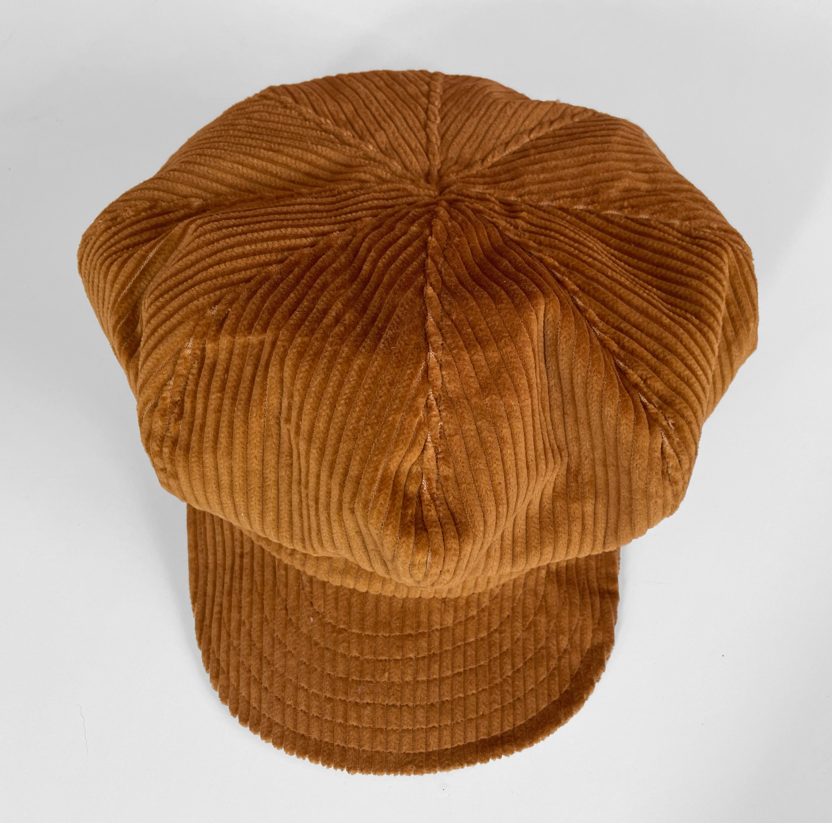 Corduroy Cap, Newsboy Cap, Baker Boy Hat, Tan/olive Green
