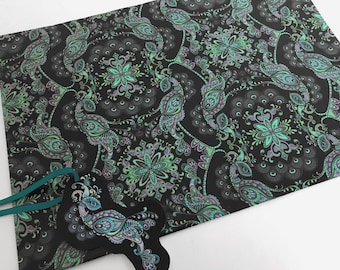 Peacock Gift Wrap, Art Nouveau Wrapping Paper, Matching Gift Tags, Mother’s Day gift wrap