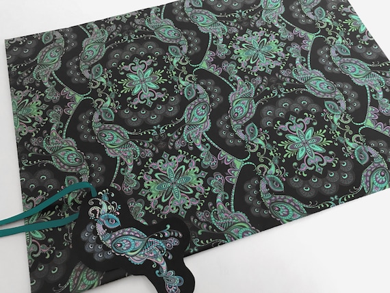 Peacock Print Paper, Pretty Gift Wrap, Art Nouveau, Wrapping Paper, Mother’s Day gift wrap, Boho, Quality Gift Wrap, Luxury Paper, Paisley