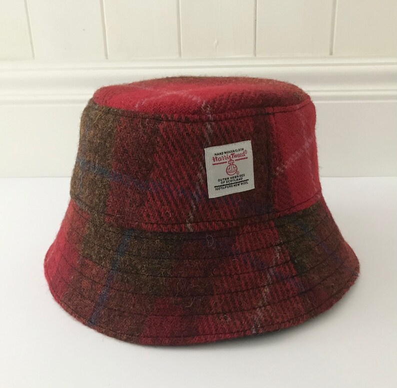 Harris Tweed Hat Bucket Hat for Men Fathers Day Gift | Etsy