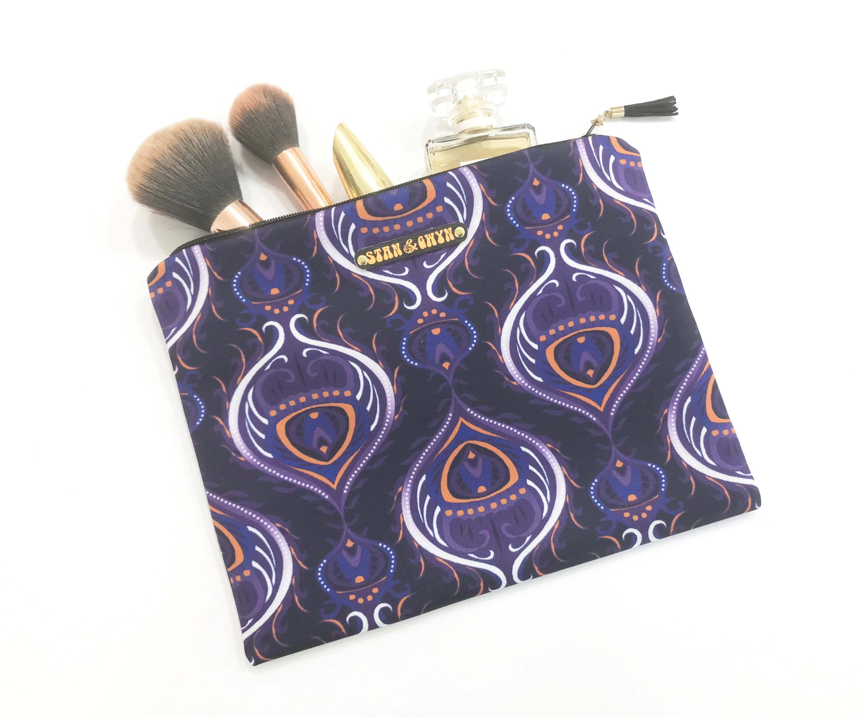 Ellison+Young Check Yourself Cosmetic Bag – Lavender