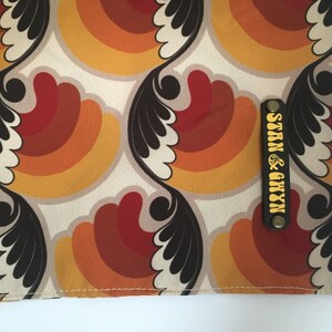 Vintage Pattern Scarf, 60's Scarf, 70's Scarves, Mod scarf, Gift for Him. image 8