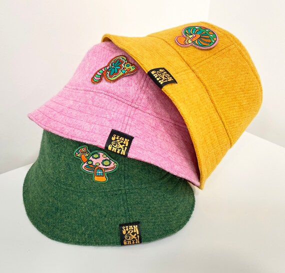 Badges Bucket Hat Mushroom Hat Patch 