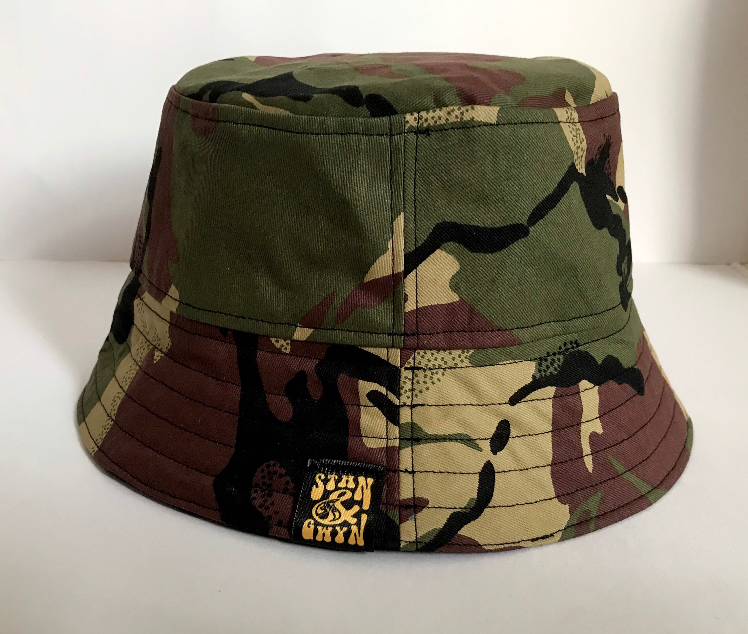 Camouflage Fisherman Hat, Camo Bucket Hat, Army Print Hat, Fishing Hat. -   Canada