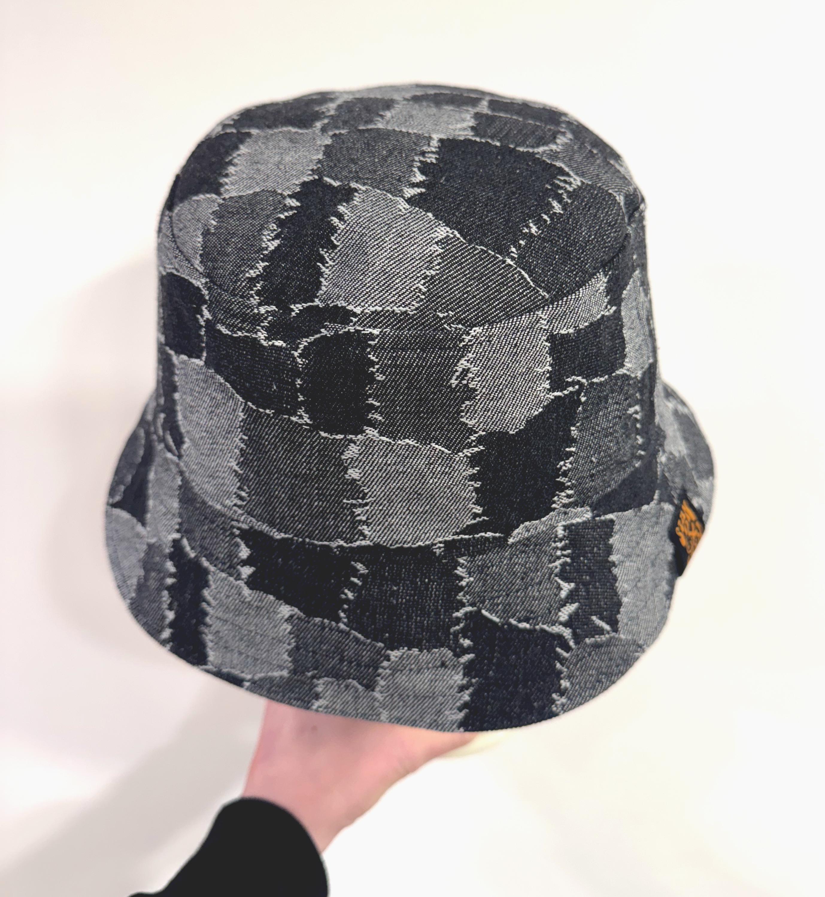 Upcycled Patchwork Bucket Hat – Handmade Vintage Paisley Textile Reversible Patchwork Bucket Hat: Denim & Paisley Print - Etsy main image 3