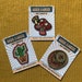 Plant Badges, Iron on Patches, Mushroom Badge, Cactus Badge, Third Eye ...