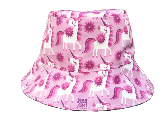 Unicorn Bucket Hat Pink Sun Hat Baby 