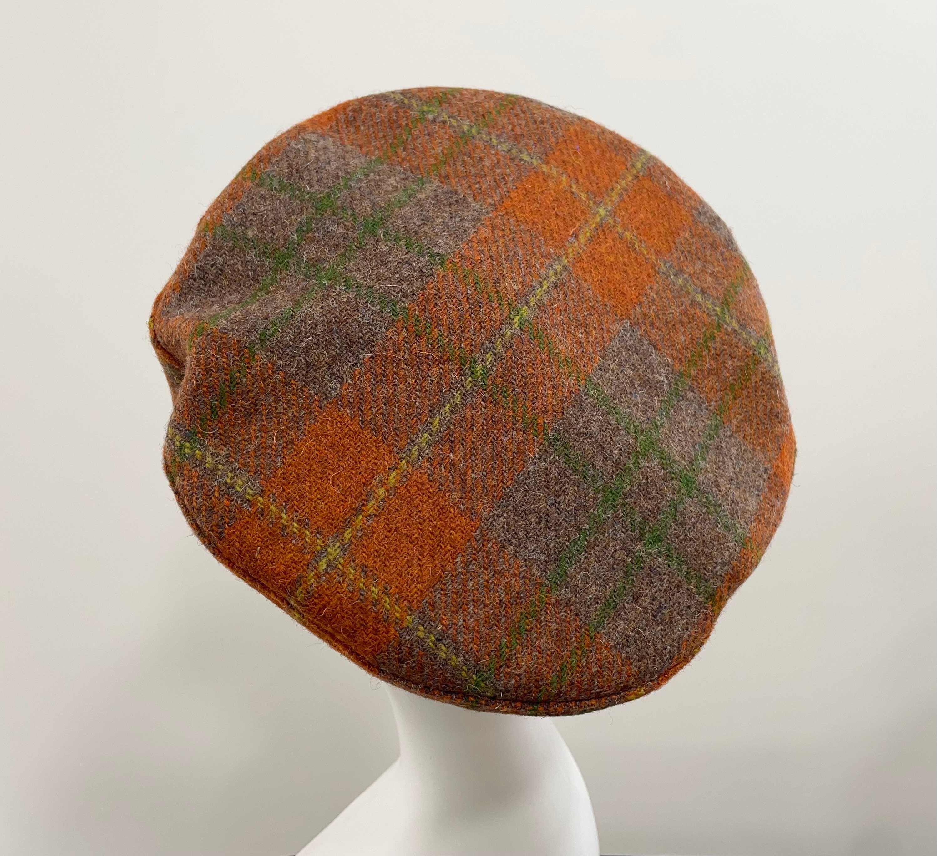 Wool Tweed Beret Women's Tam Hat Choice of Harris Tweeds Etsy UK