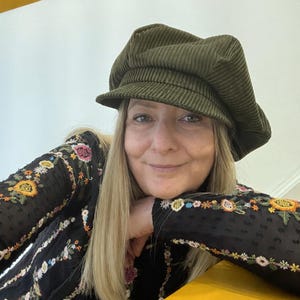 Oversized newsboy corduroy cap, Bakerboy, Applejack, Peeky Blinders Hat. image 5