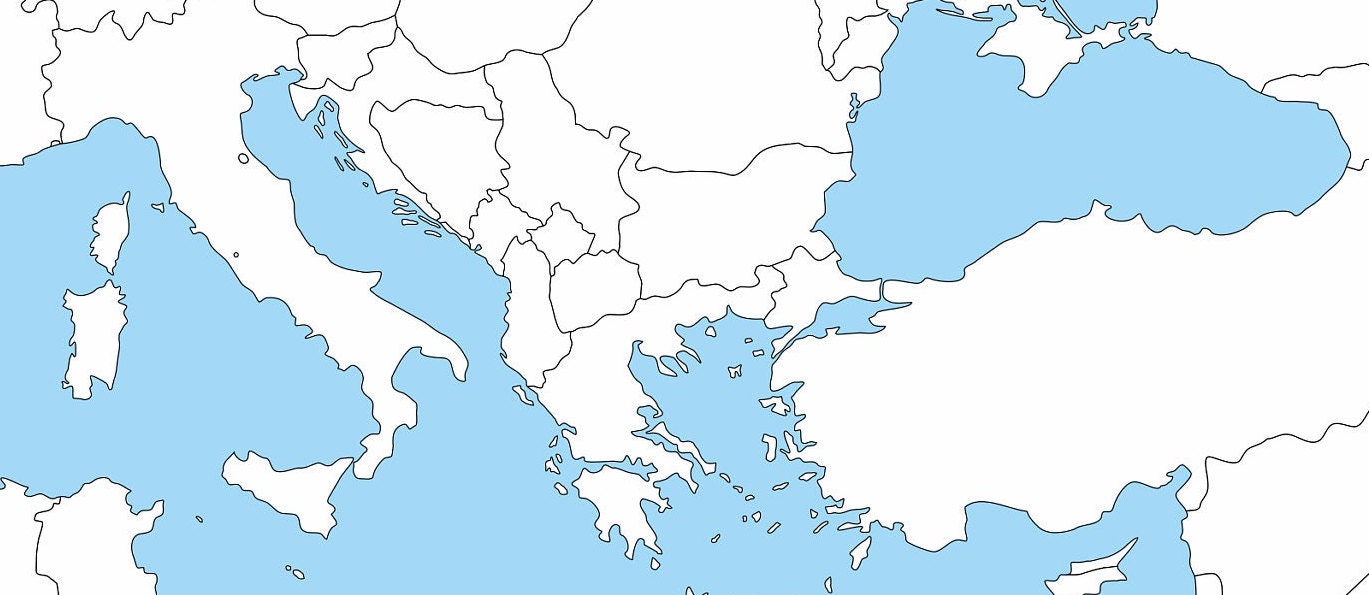 Digital Europe Map of European Countries Printable Download, Map of ...