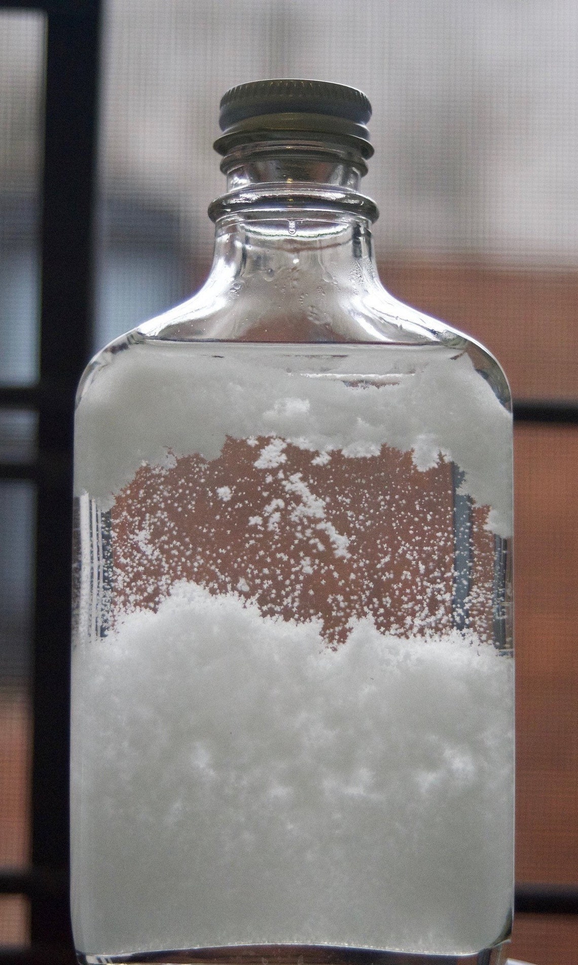 Storm Glass Large Flask Weather forming crystals Desktop | Etsy