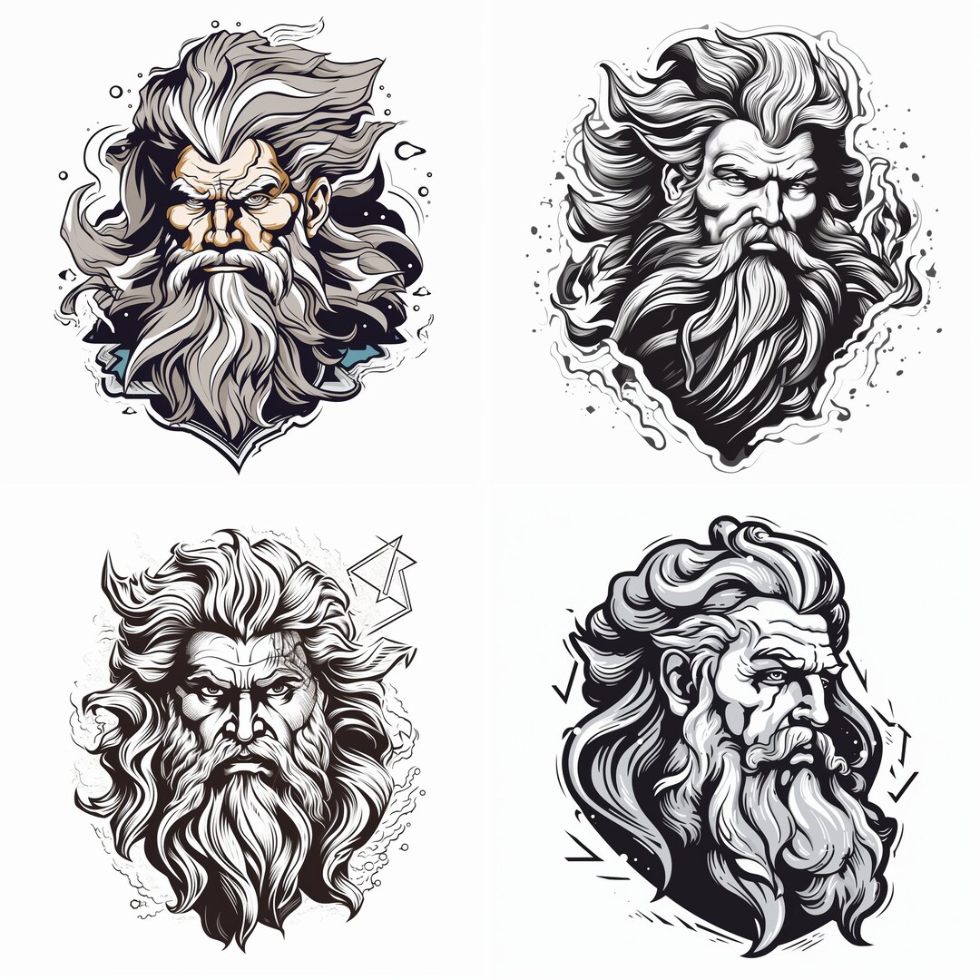 Zeus Tattoo Zeus Statue Tattoo, Zeus Tattoo Sculpture, Zeus Lightning