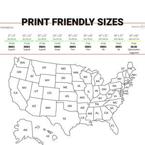 USA Map Outline | Printable United States Map