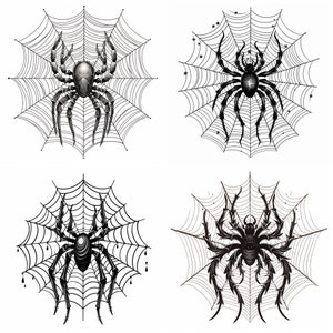 Spiderweb Tattoo Digital Download Spider Web | Spider Tattoo | Design ...