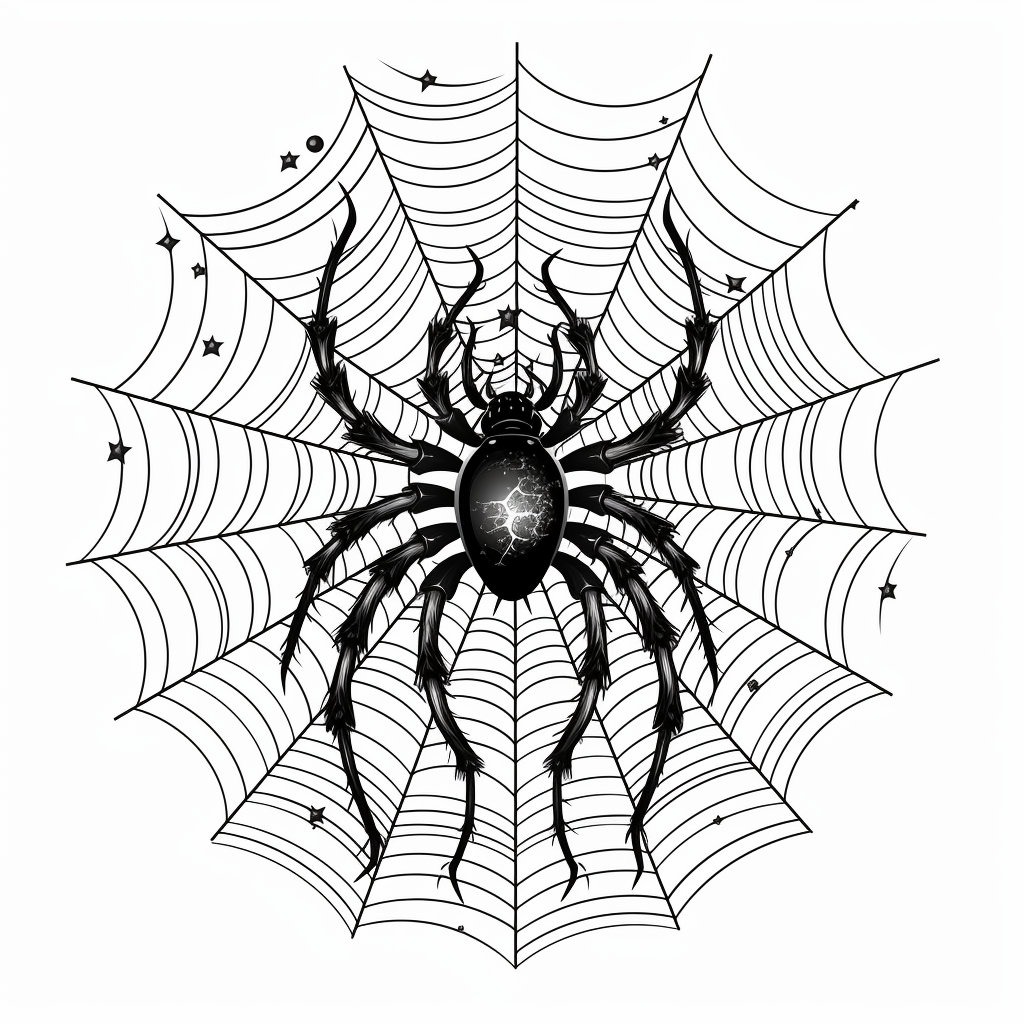 Spiderweb Tattoo Digital Download Spider Web Spider Tattoo Design Bring ...