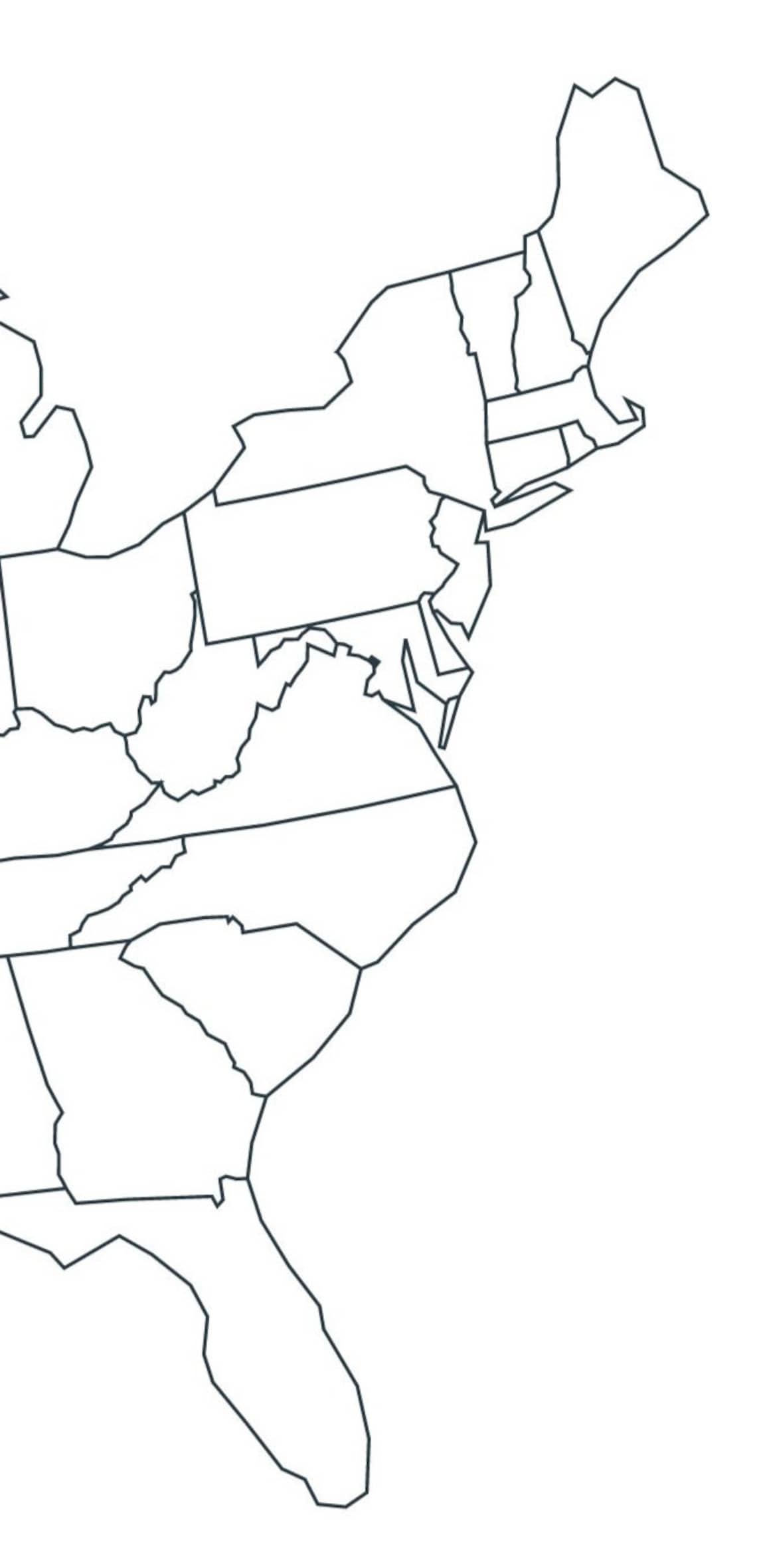 Map of usa blank map of north america united states outline map usa