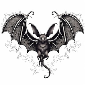 Bat Tattoos Bat Wing Tattoo bat Tattoo Ideas Simple Bat Tattoo Cute Bat ...