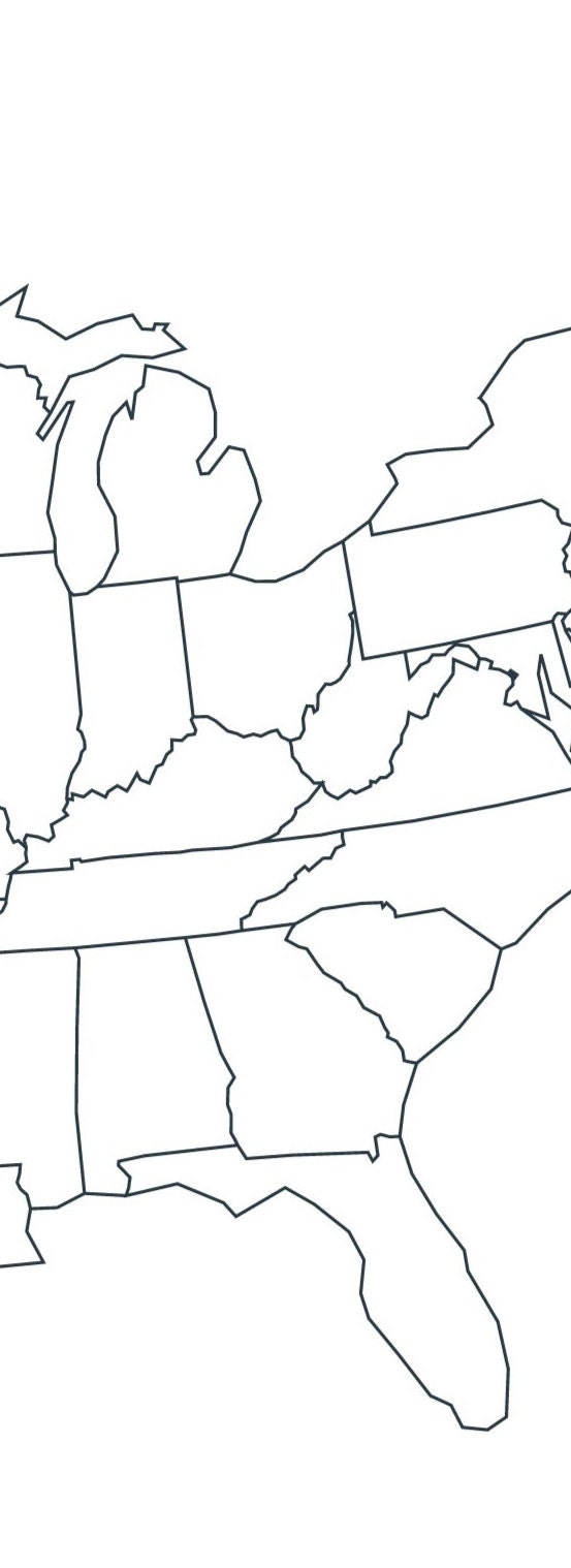 Para Llenar El Mapa En Blanco De Los Estados Unidos Del Centro Norte