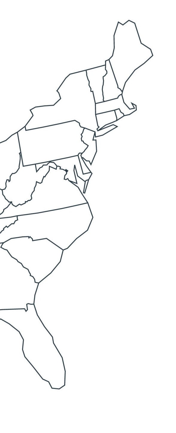 Para Llenar El Mapa En Blanco De Los Estados Unidos Del Centro Norte