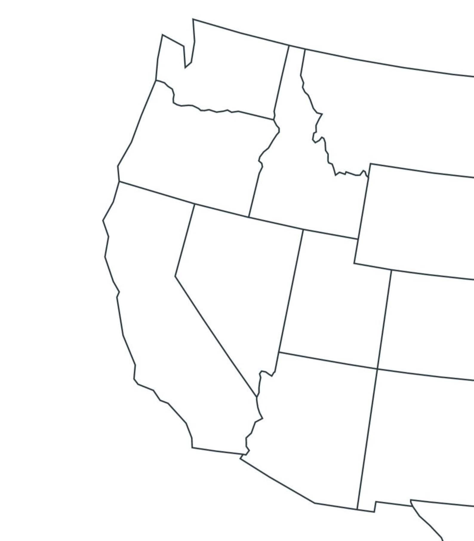 Map of usa blank map of north america united states outline map usa