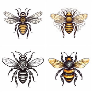 61 Ultimate Honey Bee Tattoo Designs For Best Inking  Psycho Tats