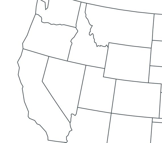 Us State Printable Outline Maps - Il 570xN.4603444440 Csd7 