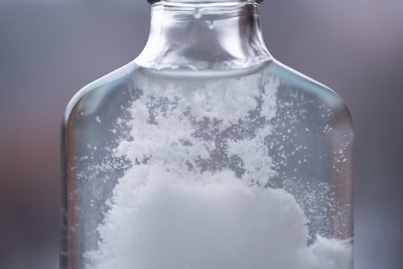 Storm Glass Barometer Unique Gift Weather Forming Crystals Etsy