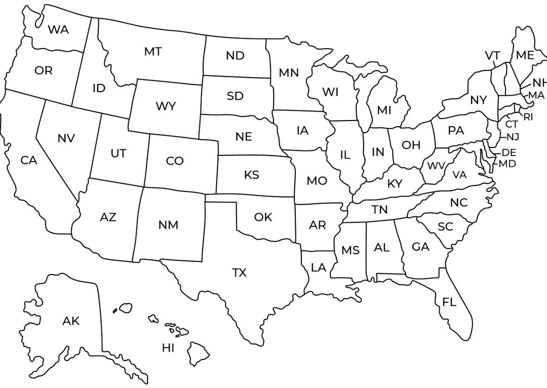 Map of America, United States Map Map of USA Map Printable Map of the