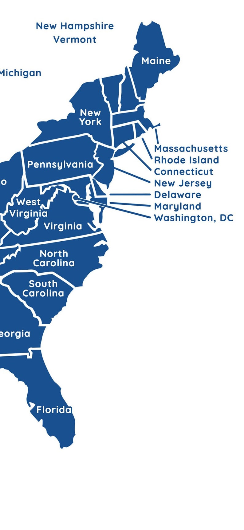 Colored Maps of the United States - Il 794xN.4610991897 F5r5 