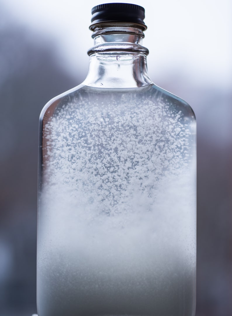 Storm Glass Barometer Unique Gift Weather Forming Crystals Etsy