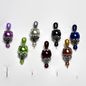 Choice of Glass Beaded stick pin for card making