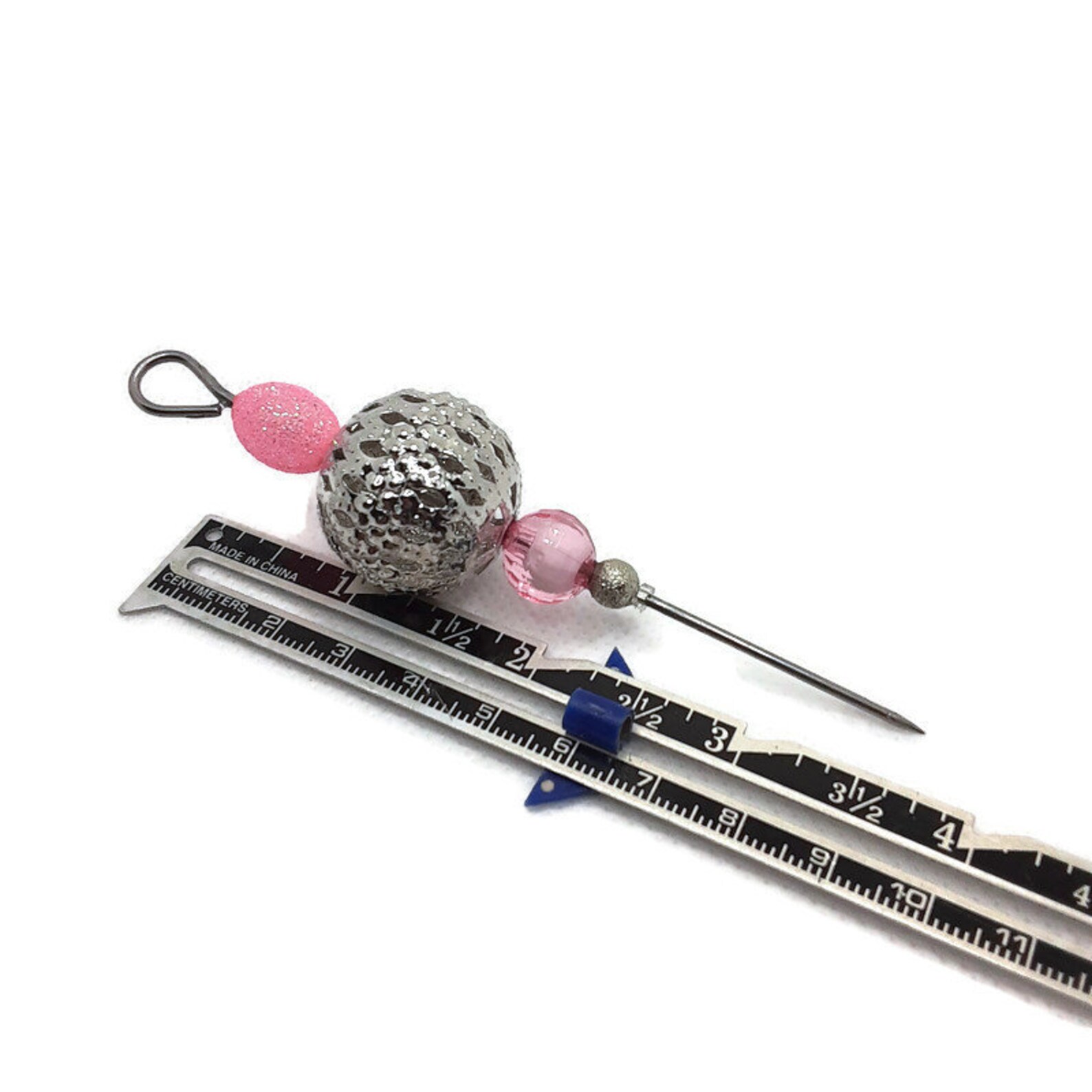Pink and Silver Sewing Stiletto Needlepoint Laying Tool Etsy