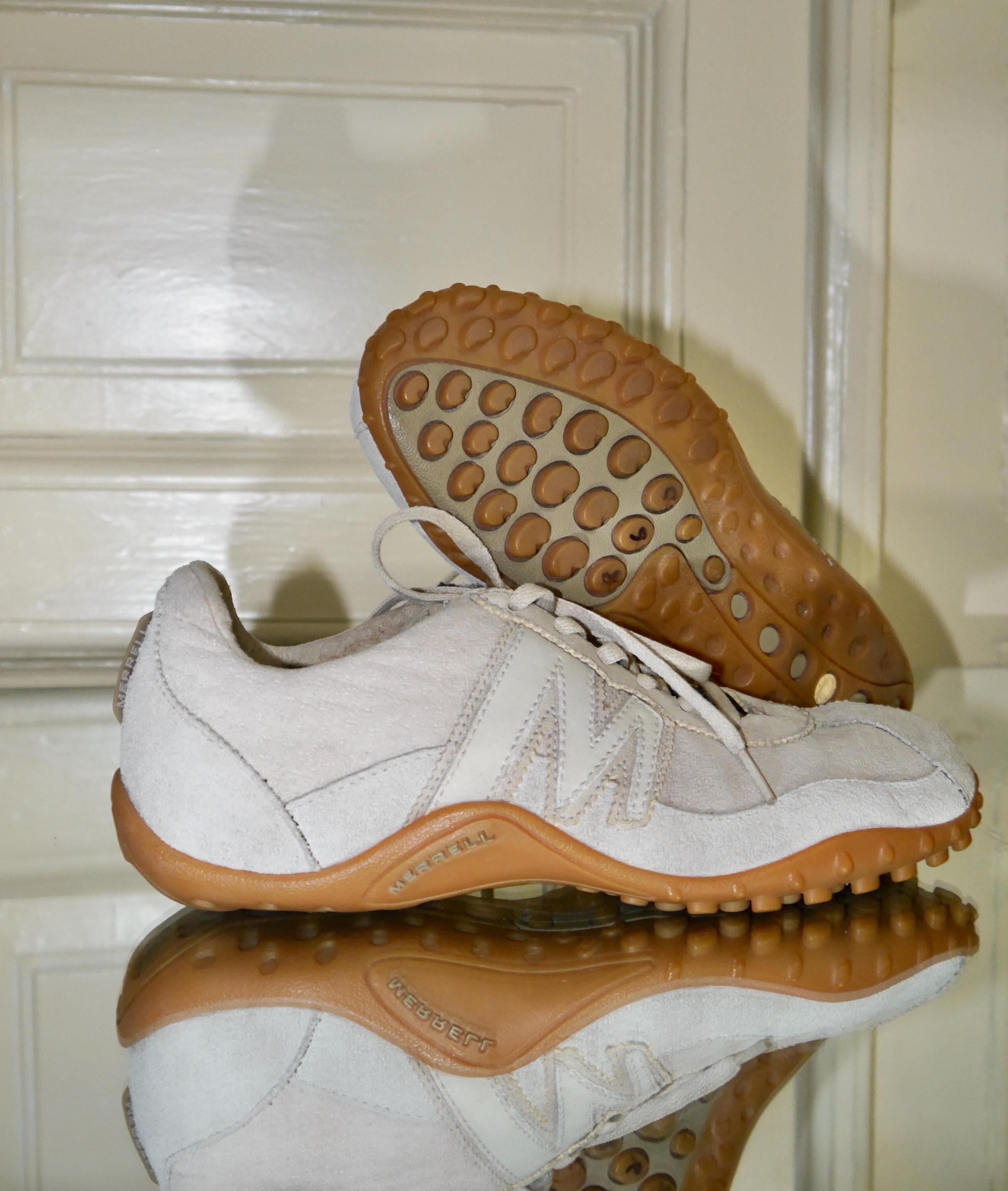 Size 38,5 Vintage Suede Merrell Sprint Blast Leather Ivory