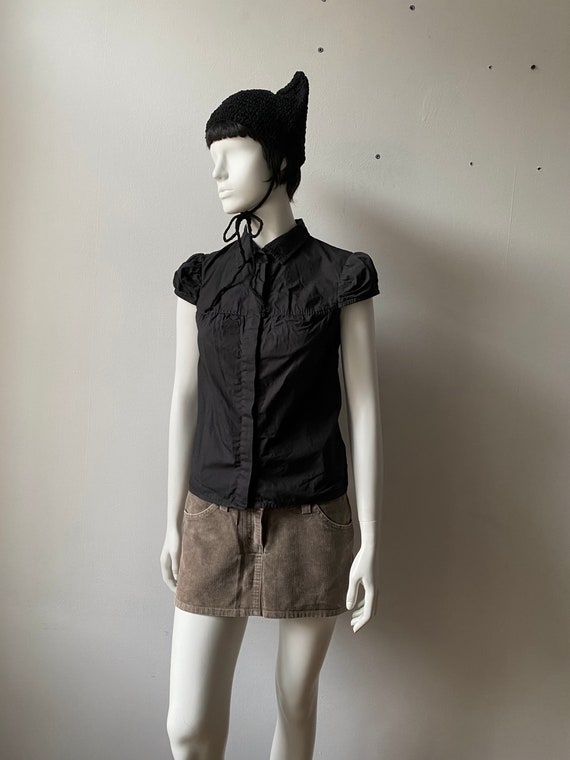 Coquette Gothic Shirt Puffy Sleeves shirt  Dark A… - image 7